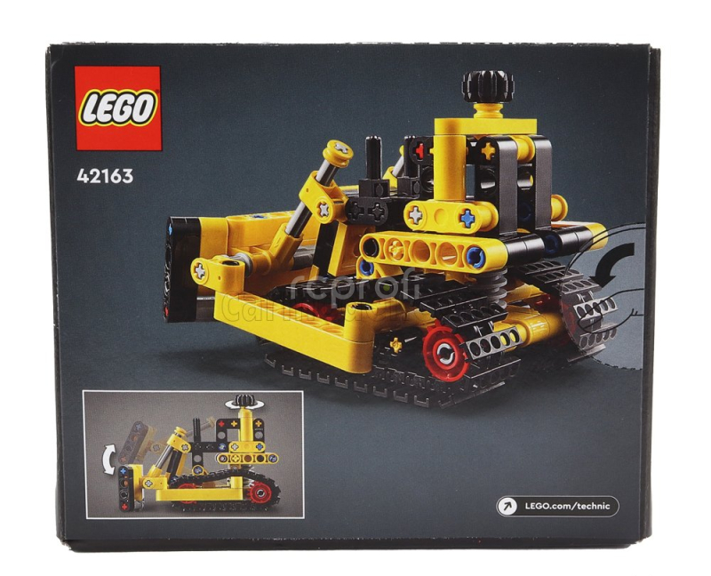 Lego Bulldozer Lego Technic - Heavy Duty Tractor Cingolato - 195 Pezzi - 195 Pieces Žlutá