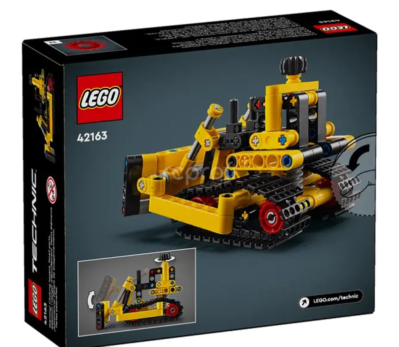 Lego Bulldozer Lego Technic - Heavy Duty Tractor Cingolato - 195 Pezzi - 195 Pieces Žlutá