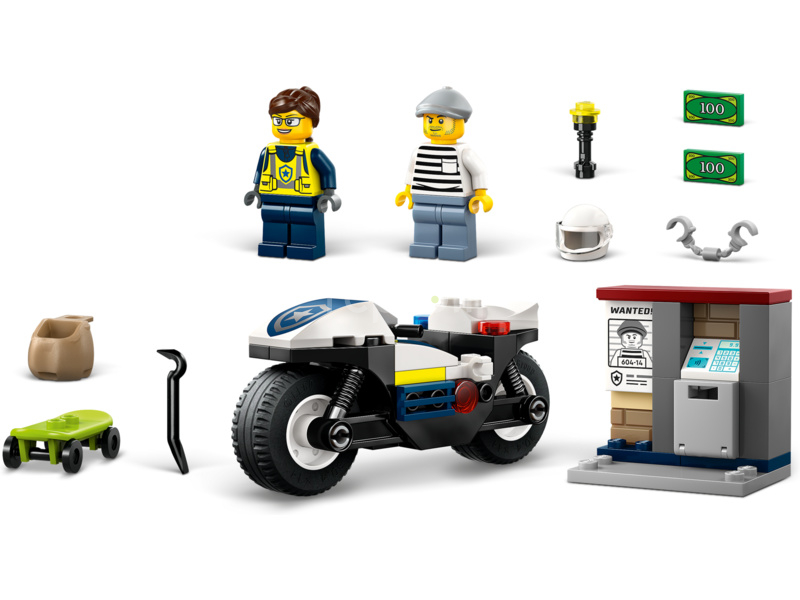LEGO City - Honička na policejní motorce