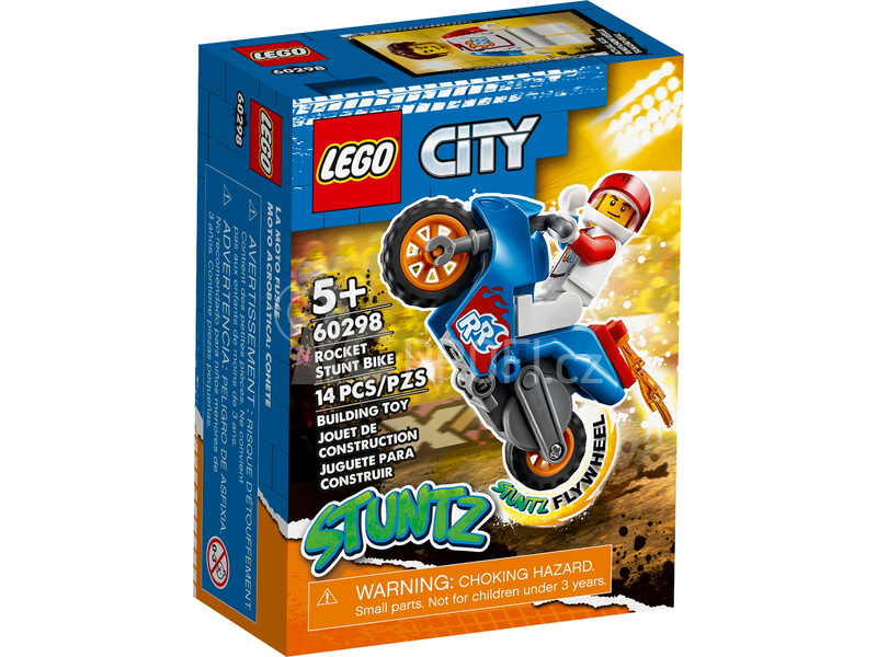 LEGO City - Kaskadérská motorka s raketovým pohonem