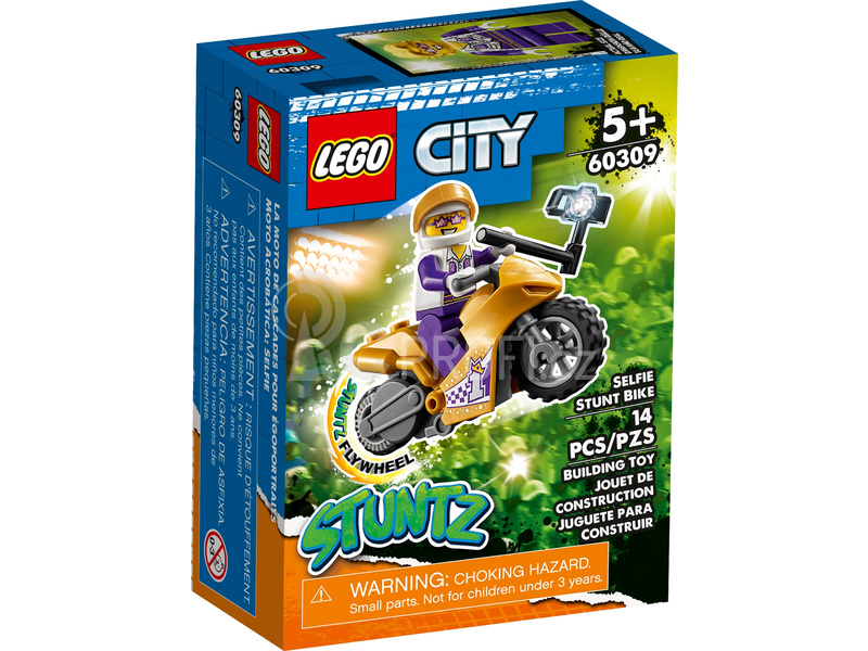 LEGO City - Kaskadérská motorka se selfie tyčí