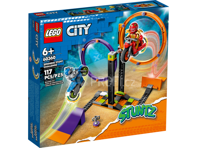 LEGO City - Kaskadérská výzva s rotujícími kruhy