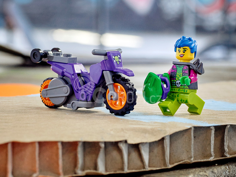 LEGO City - Kaskadérská wheelie motorka