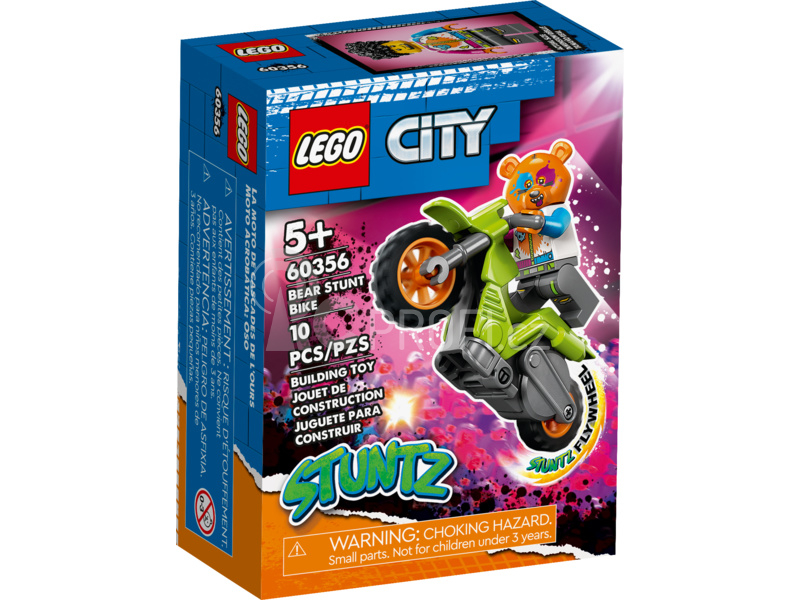 LEGO City - Medvěd a kaskadérská motorka