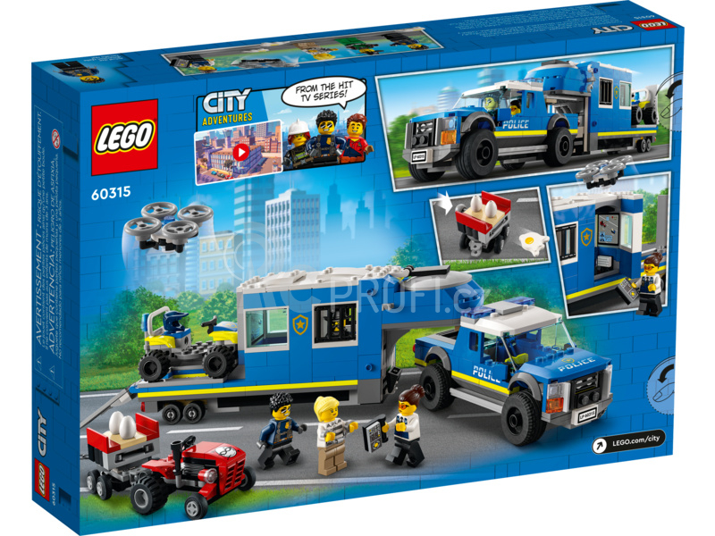 LEGO City - Mobilní velitelský vůz policie