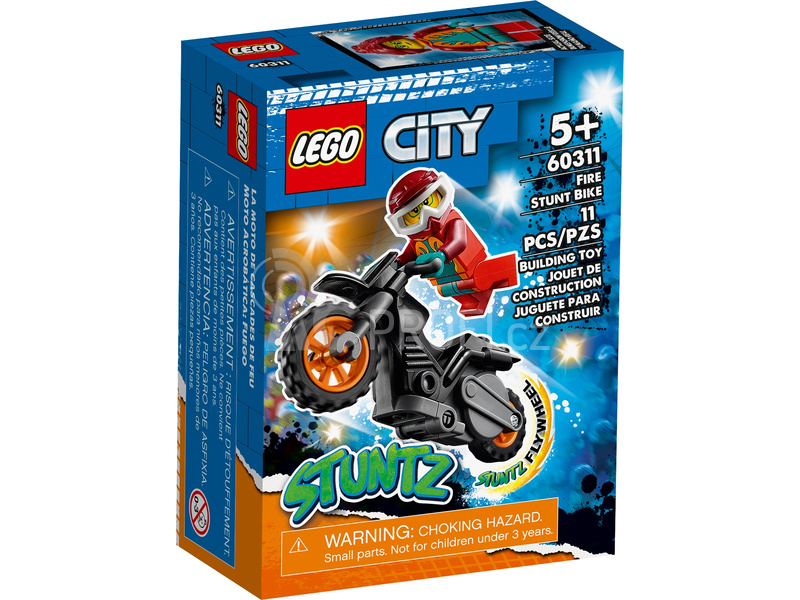 LEGO City - Ohnivá kaskadérská motorka