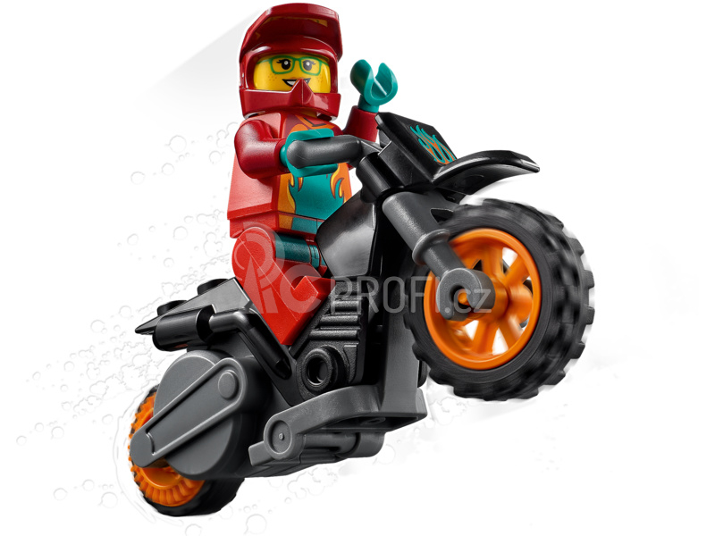 LEGO City - Ohnivá kaskadérská motorka