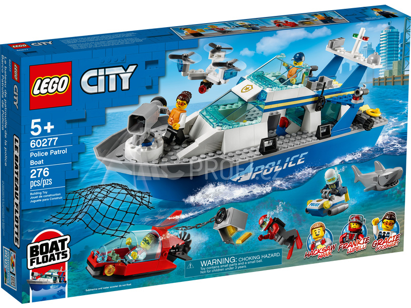 LEGO City - Policejní hlídková loď