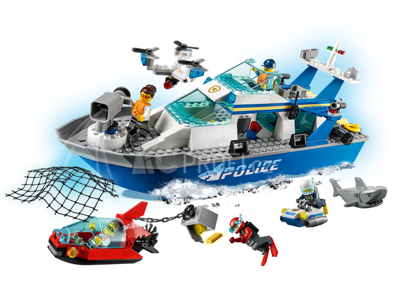 LEGO City - Policejní hlídková loď