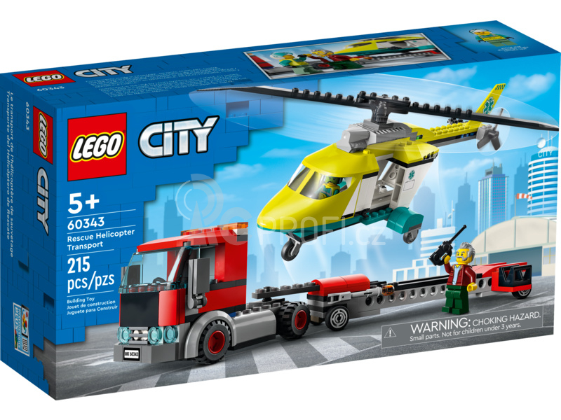 LEGO City - Přeprava záchranářského vrtulníku