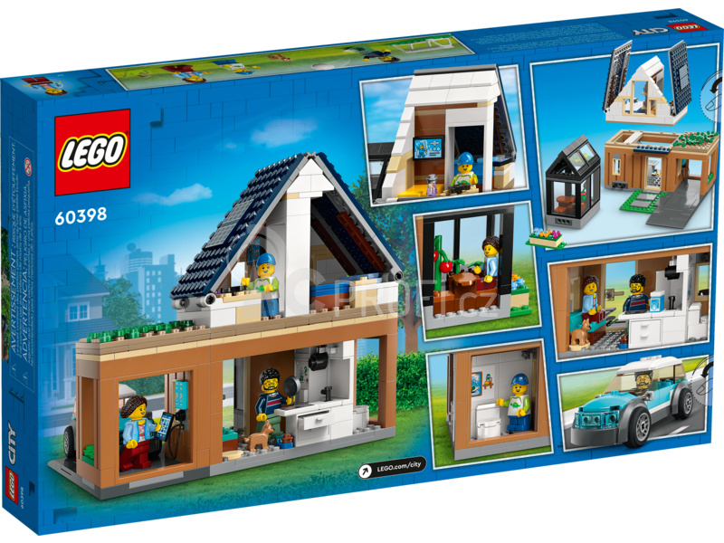 LEGO City - Rodinný dům a elektromobil