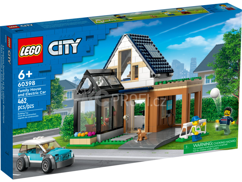 LEGO City - Rodinný dům a elektromobil