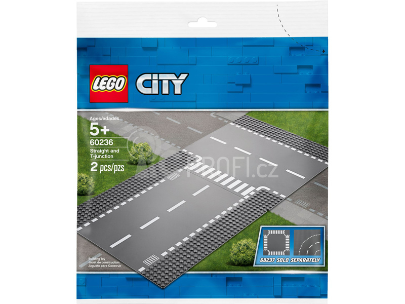 LEGO City - Rovná cesta s křižovatkou