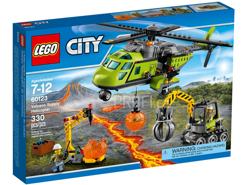 LEGO City - Sopečná zásobovací helikoptéra