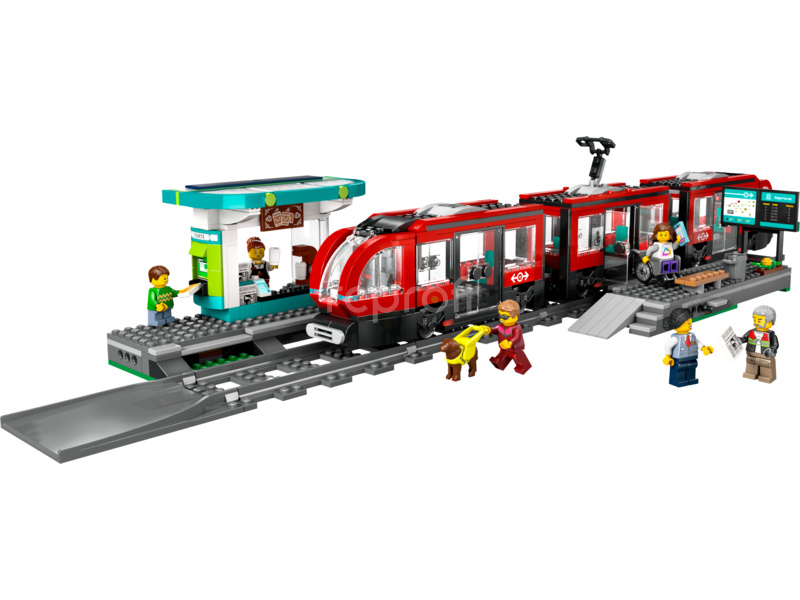 LEGO City - Tramvaj a zastávka v centru města