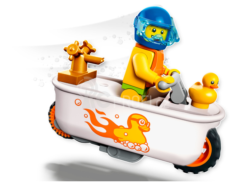 LEGO City - Vanová kaskadérská motorka
