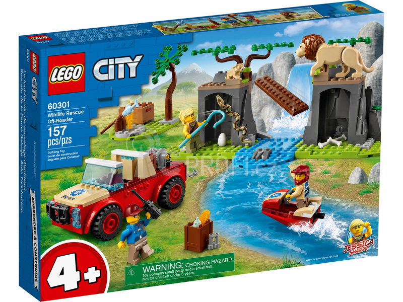 LEGO City - Záchranářský teréňák do divočiny