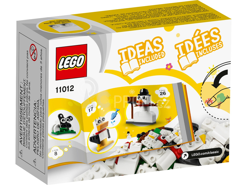 LEGO Classic - Bílé kreativní kostky