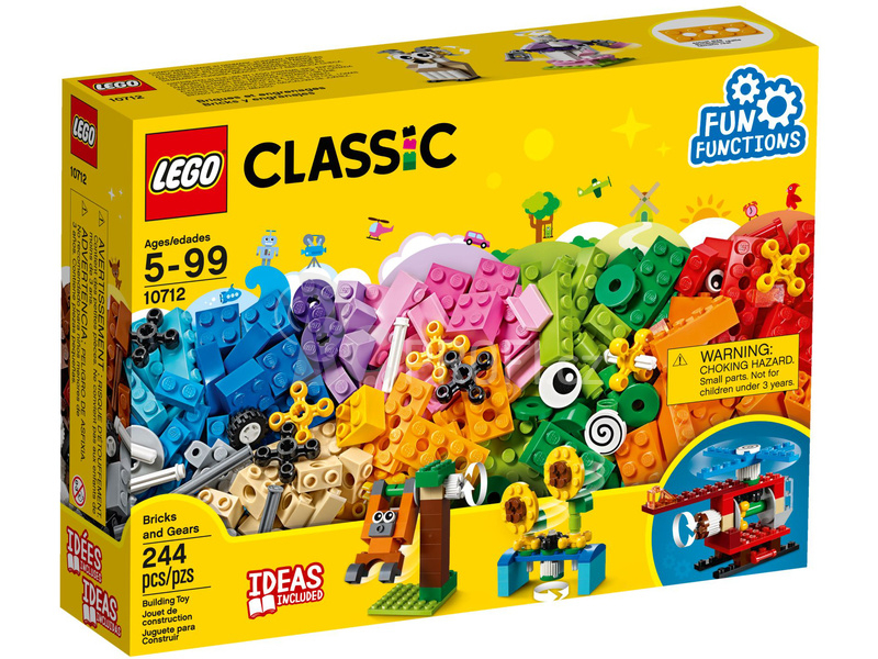 LEGO Classic - Kostky a ozubená kolečka