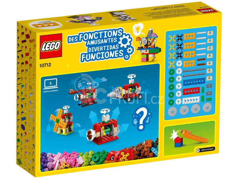 LEGO Classic - Kostky a ozubená kolečka
