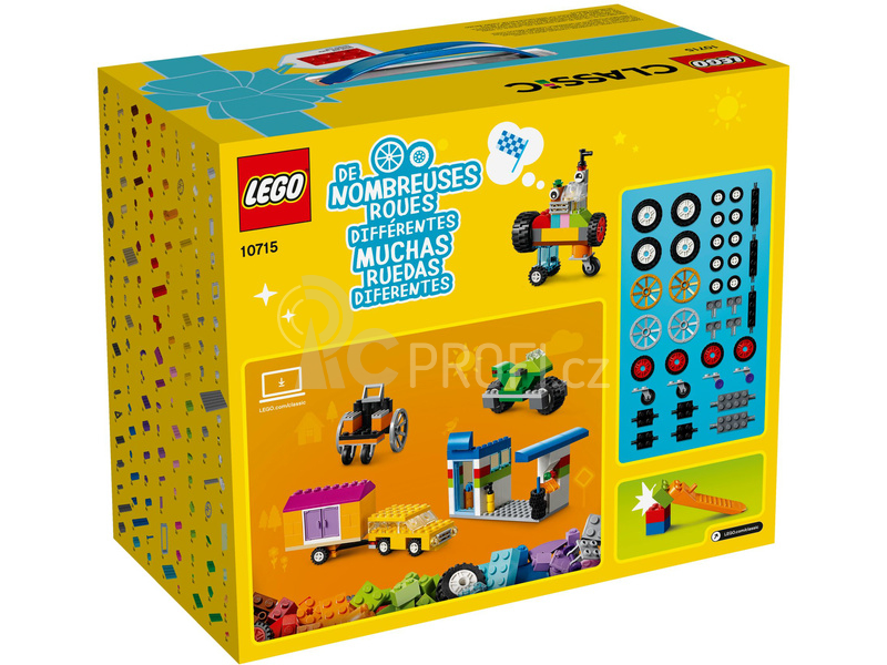 LEGO Classic - Kostky na kolečkách