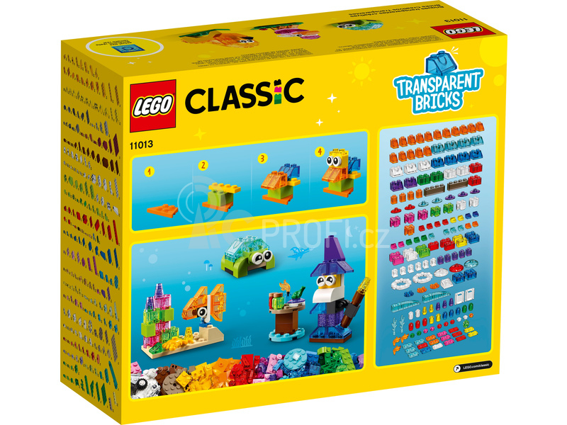 LEGO Classic - Průhledné kreativní kostky