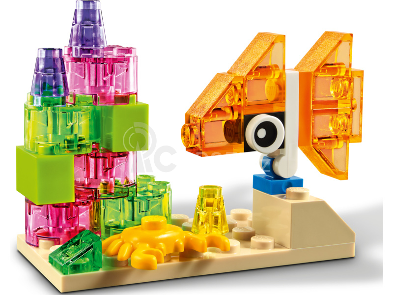 LEGO Classic - Průhledné kreativní kostky