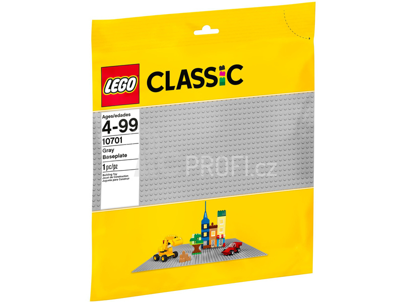 LEGO Classic - Šedá podložka na stavění