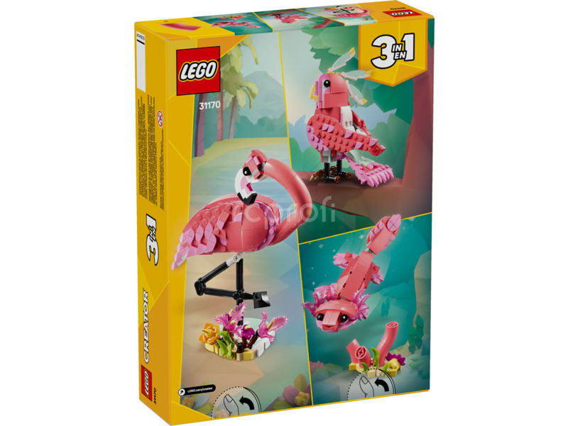 LEGO Creator - Divoká zvířata: Růžový plameňák