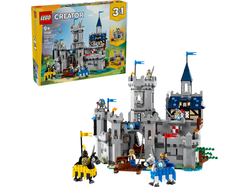 LEGO Creator - Středověký hrad a rytíři na koních