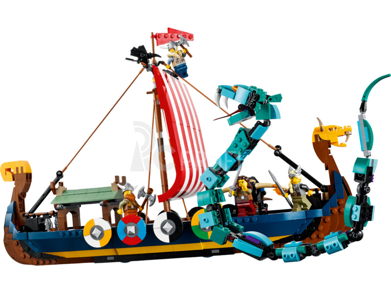 LEGO Creator - Vikingská loď a mořský had