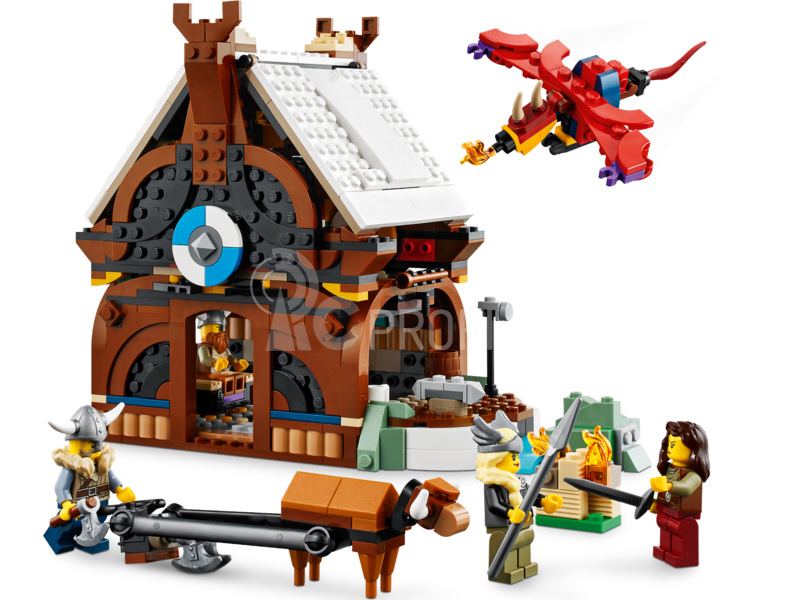 LEGO Creator - Vikingská loď a mořský had