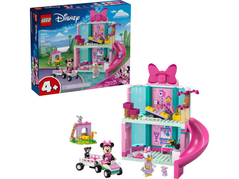 LEGO Disney - Minnie a hotel pro domácí mazlíčky