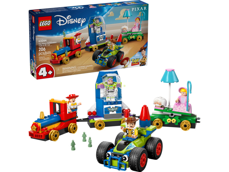 LEGO Disney - Slavnostní vláček a Autíčko z Příběhu hraček