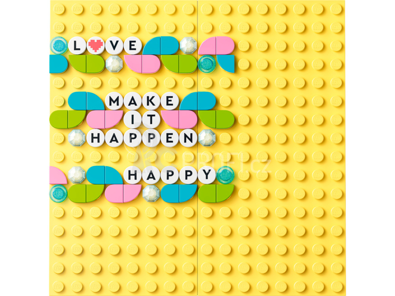LEGO DOTs - Mega balení ozdob na tašku – zábavné vzkazy