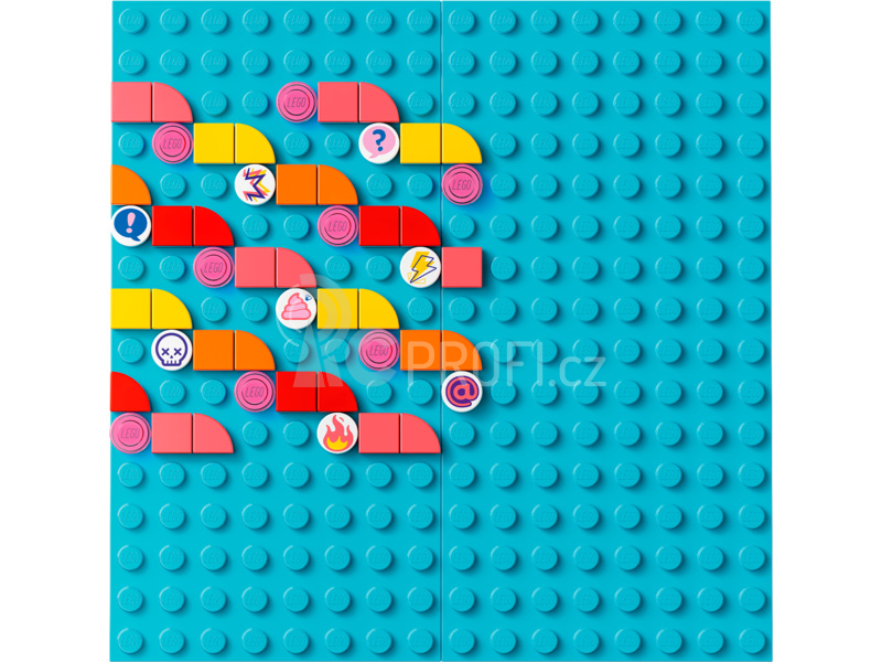 LEGO DOTs - Mega balení ozdob na tašku – zábavné vzkazy
