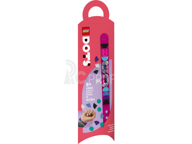 LEGO DOTs - Náramek – barevný jednorožec