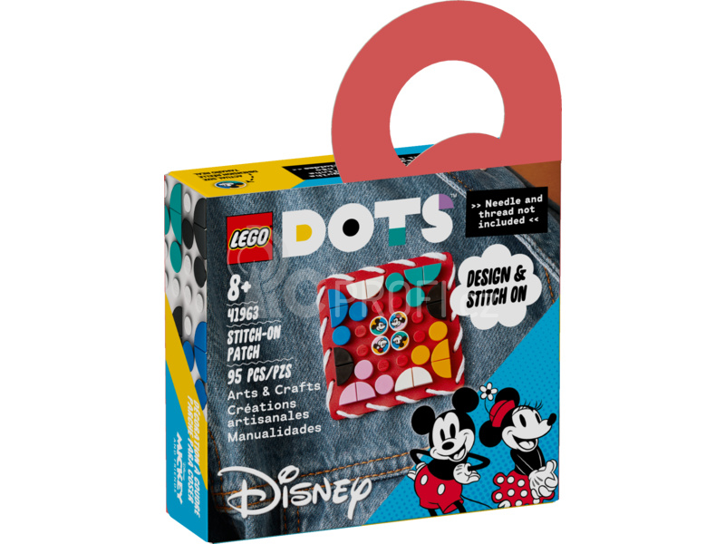 LEGO DOTS - Nášivka Myšák Mickey a Myška Minnie