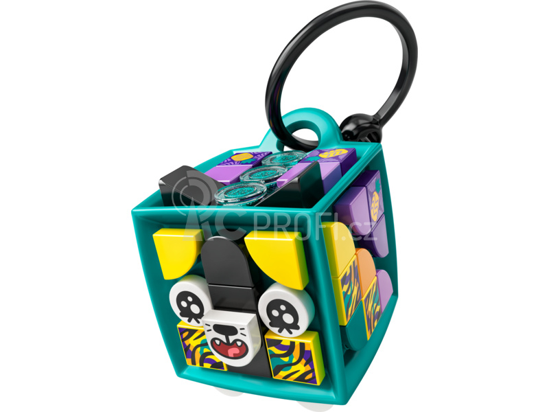 LEGO DOTs - Neonový tygr – náramek & ozdoba na tašku