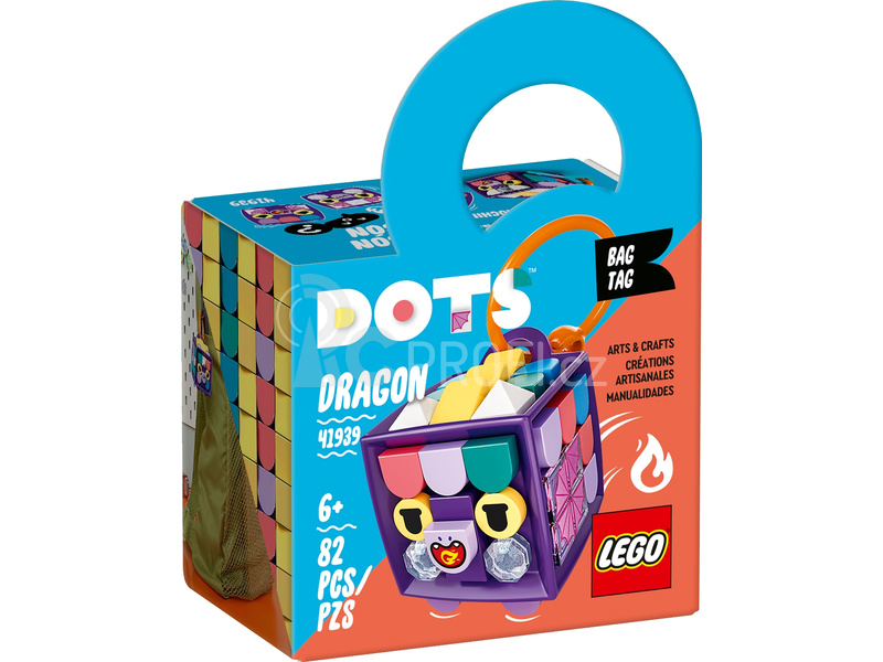 LEGO DOTs - Ozdoba na tašku - dráček