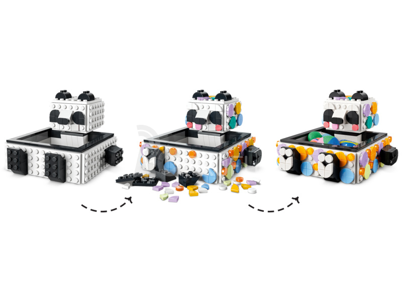 LEGO DOTs - Roztomilá pandí přihrádka