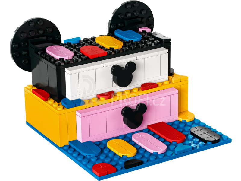 LEGO DOTS - Školní boxík Myšák Mickey a Myška Minnie