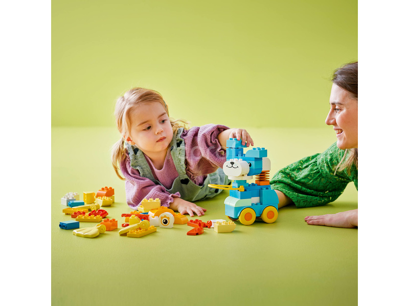 LEGO DUPLO - 3 v 1: Zvířátka na kolečkách