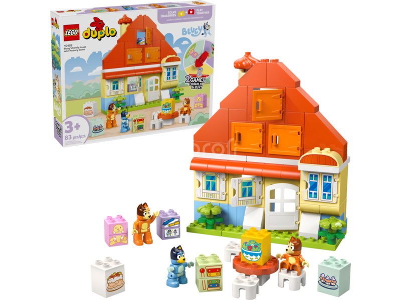 LEGO DUPLO - Dům Bluey a paměťová hra