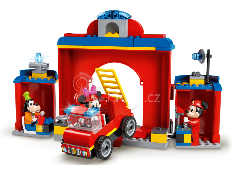 LEGO DUPLO - Hasičská stanice a auto Mickeyho a přátel