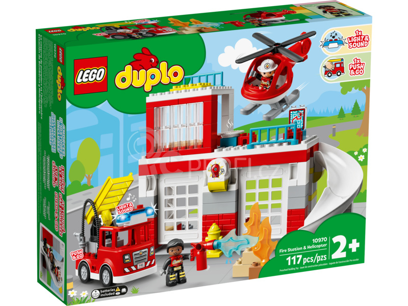 LEGO DUPLO - Hasičská stanice a vrtulník