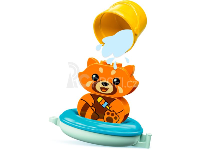 LEGO DUPLO - Legrace ve vaně: Plovoucí panda červená
