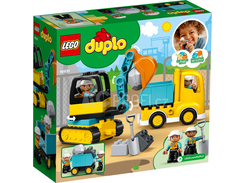 LEGO DUPLO - Náklaďák a pásový bagr