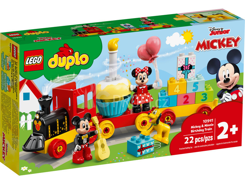 LEGO DUPLO - Narozeninový vláček Mickeyho a Minnie