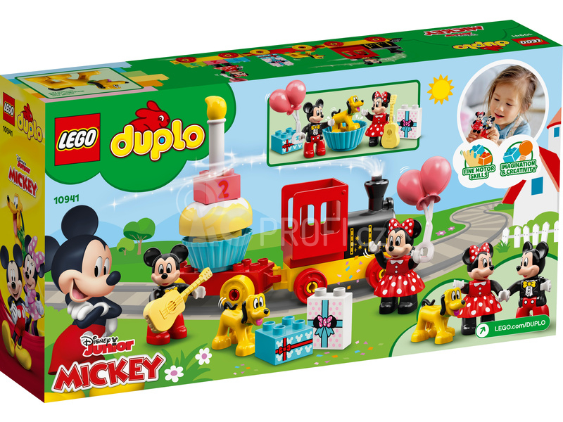 LEGO DUPLO - Narozeninový vláček Mickeyho a Minnie